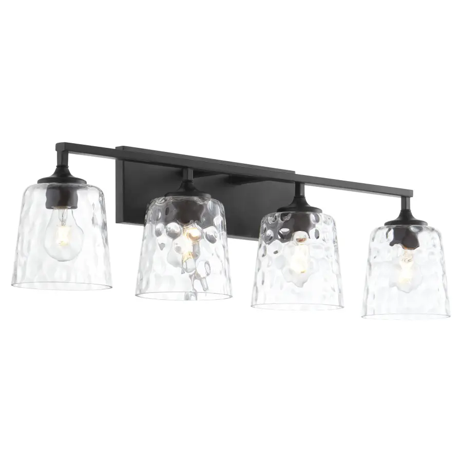 Eldorado 4-Light Vanity in Matte Black - Image 2