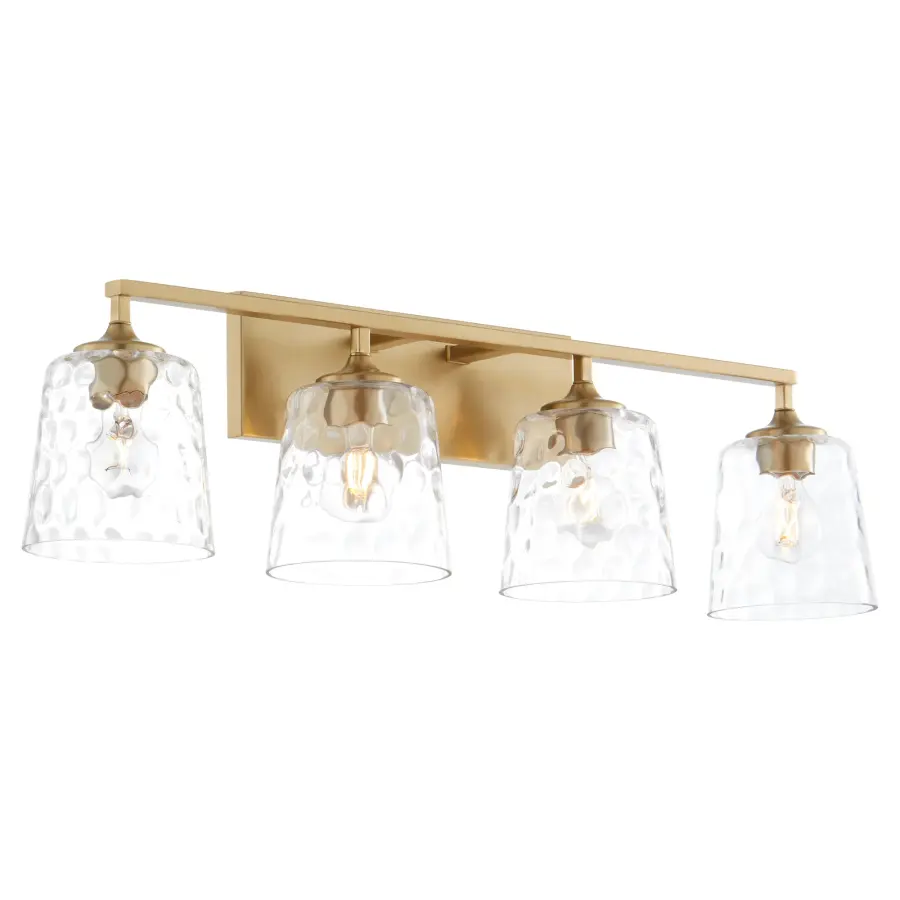 Eldorado 4-Light Vanity in Aged Brass - Image 2