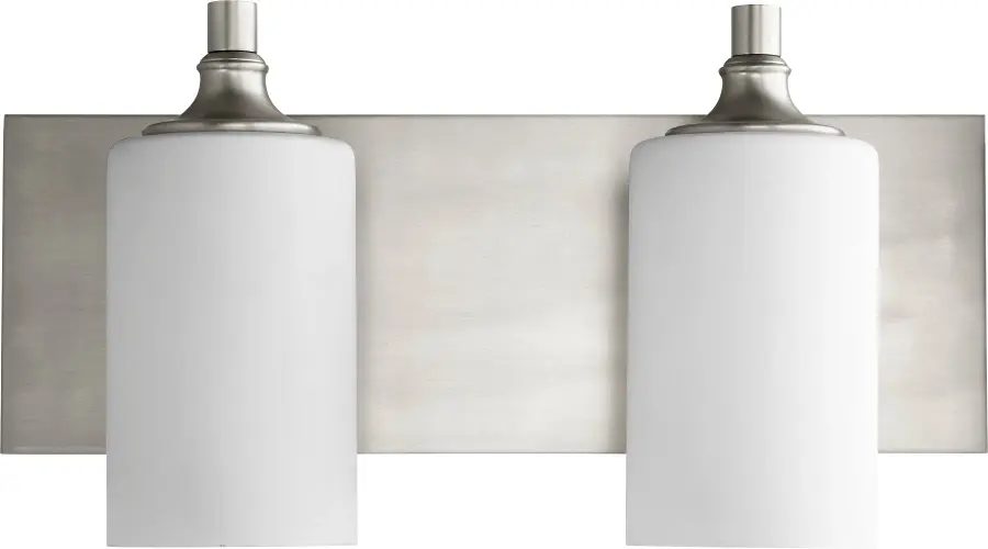 Celeste 2-Light Transitional Vanity in Satin Nickel