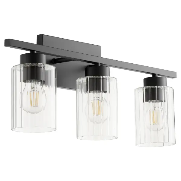 Ladin 3-Light Vanity in Black - Image 1