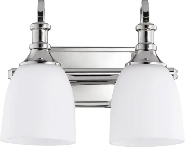 Richmond 2-Light Transitional Vanity in Polished Nickel