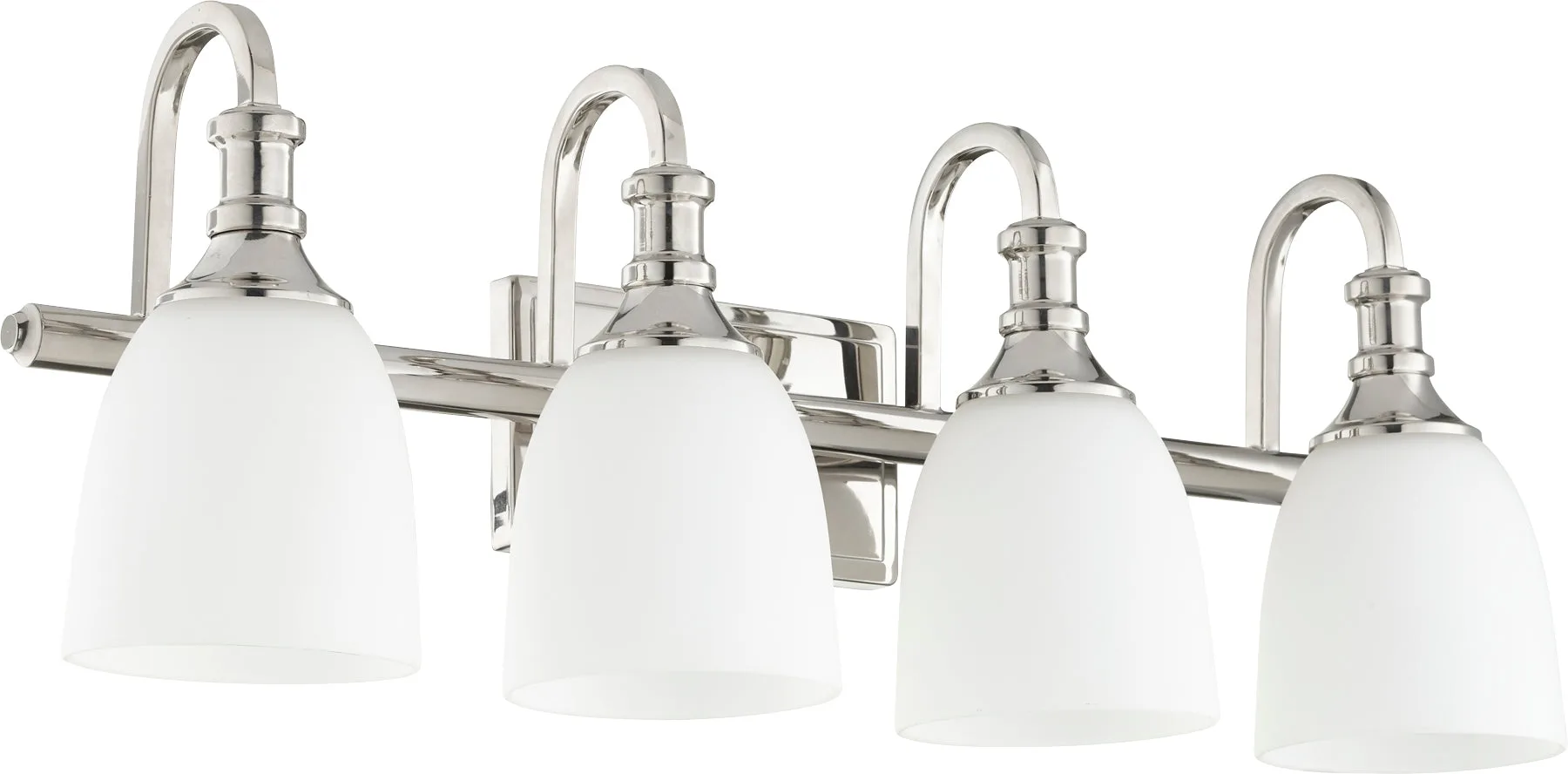 Richmond 4-Light Transitional Vanity in Polished Nickel