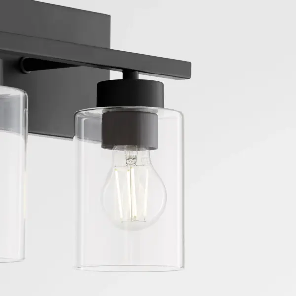 Carter 2-Light Vanity Light in Matte Black - Image 3