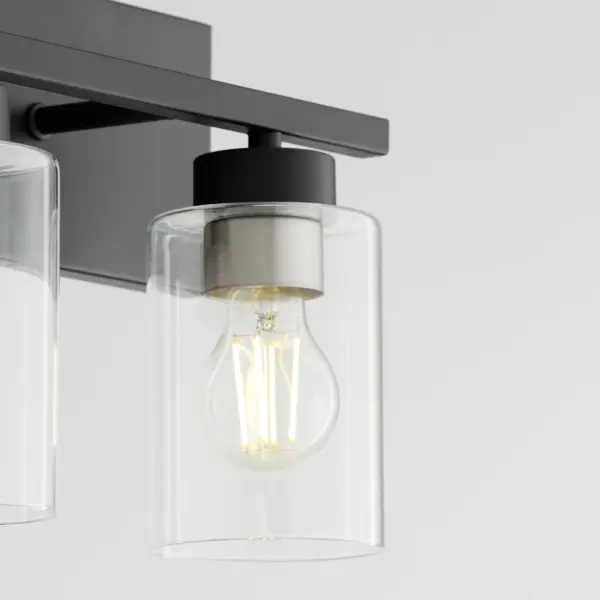Carter 2-Light Vanity Light in Matte Black - Image 6