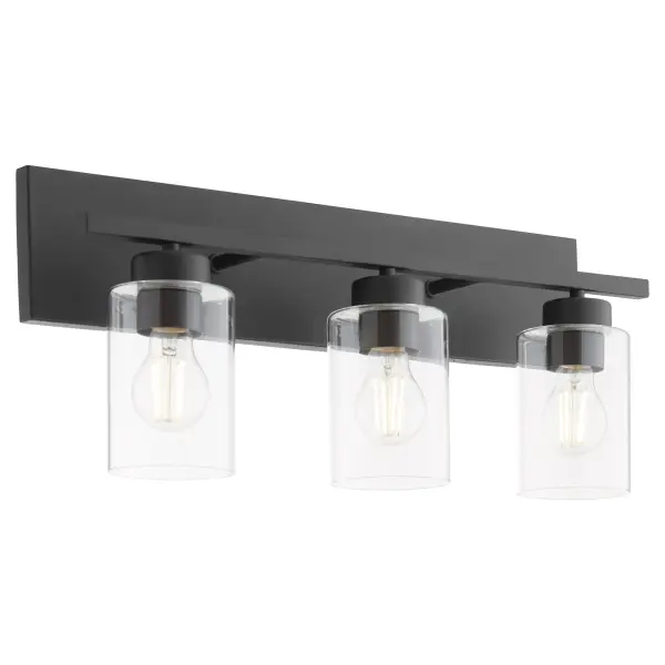 Carter 3-Light Vanity Light in Matte Black - Image 2
