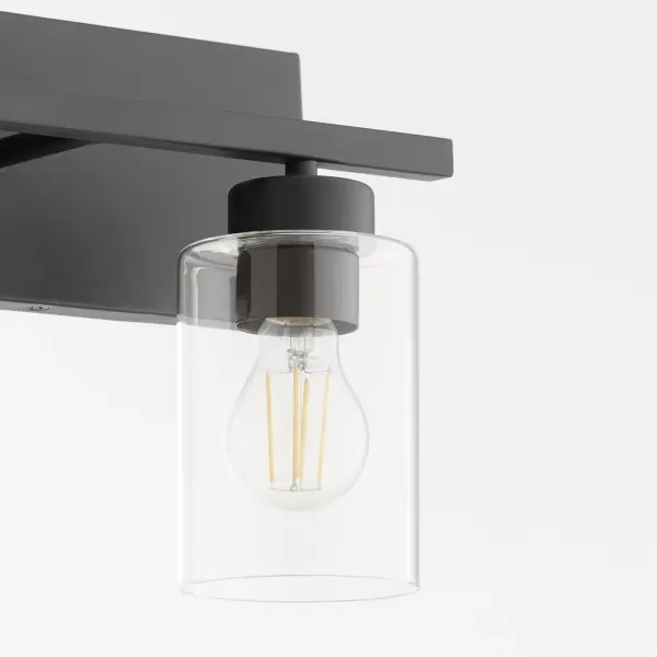 Carter 3-Light Vanity Light in Matte Black - Image 3