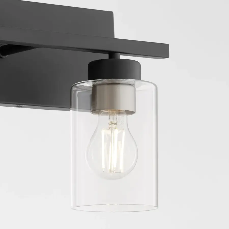 Carter 3-Light Vanity Light in Matte Black - Image 6
