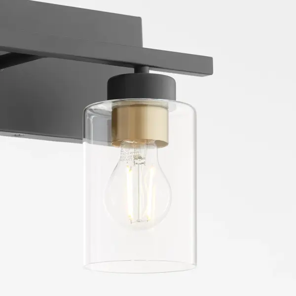 Carter 3-Light Vanity Light in Matte Black - Image 9