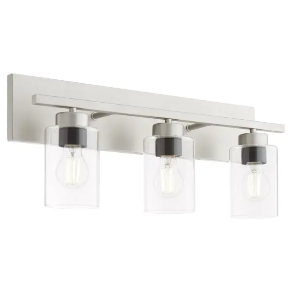 Carter 3-Light Vanity Light in Satin Nickel - Image 8