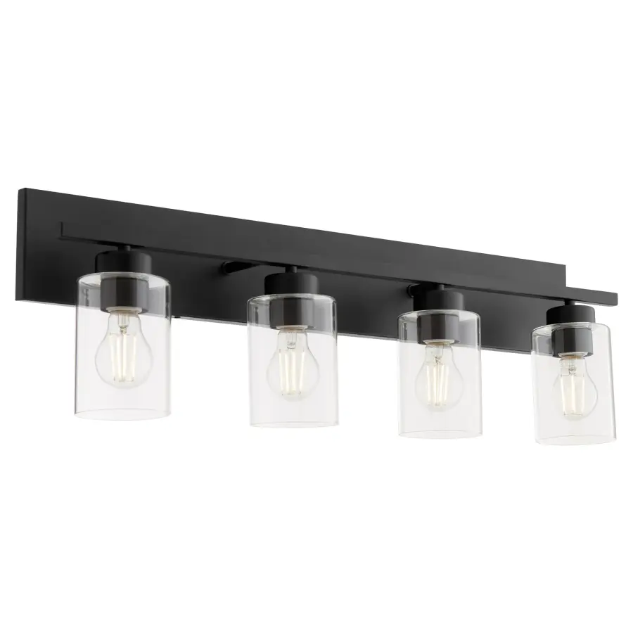 Carter 4-Light Vanity Light in Matte Black - Image 2