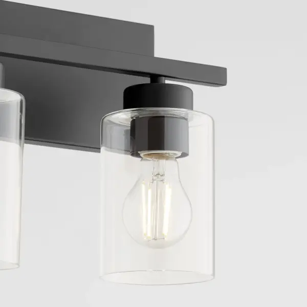 Carter 4-Light Vanity Light in Matte Black - Image 3