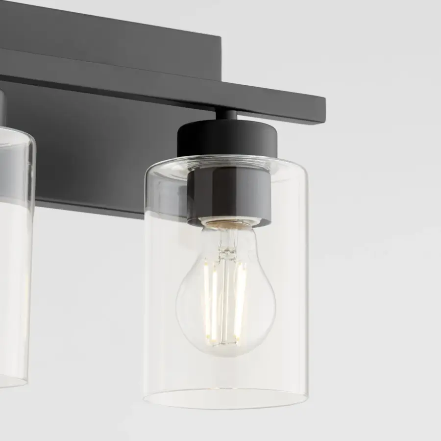 Carter 4-Light Vanity Light in Matte Black - Image 3