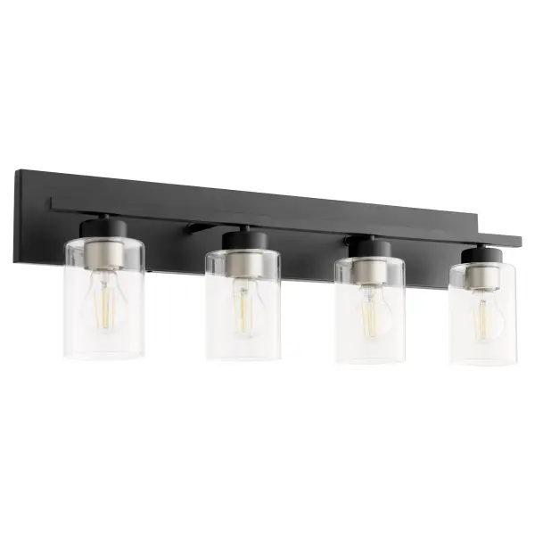 Carter 4-Light Vanity Light in Matte Black - Image 4