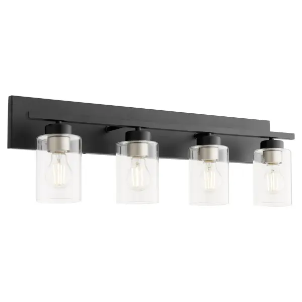 Carter 4-Light Vanity Light in Matte Black - Image 5