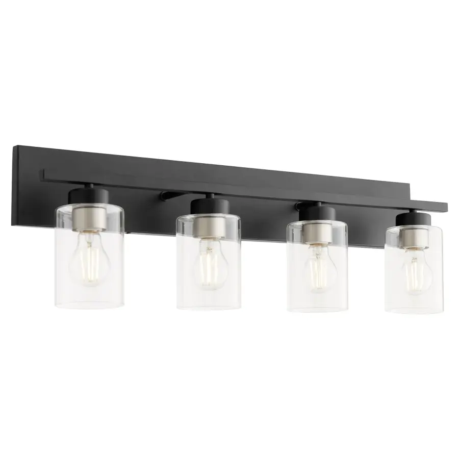 Carter 4-Light Vanity Light in Matte Black - Image 5