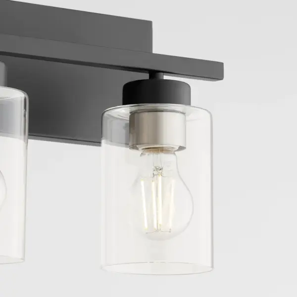 Carter 4-Light Vanity Light in Matte Black - Image 6