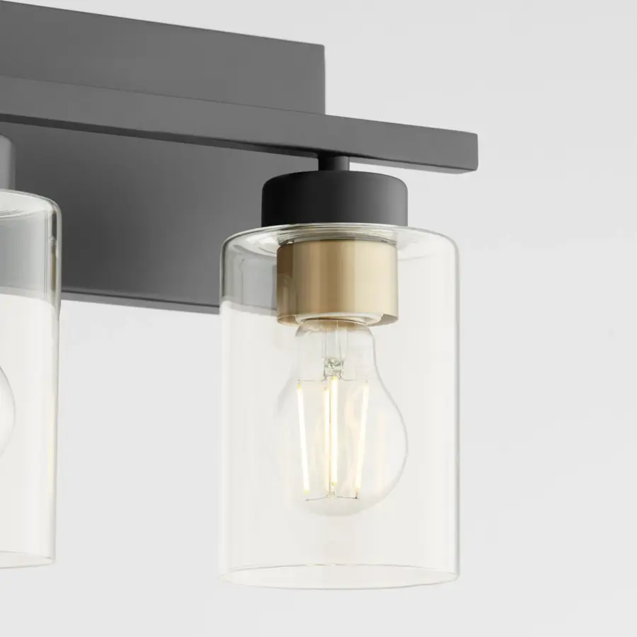 Carter 4-Light Vanity Light in Matte Black - Image 9