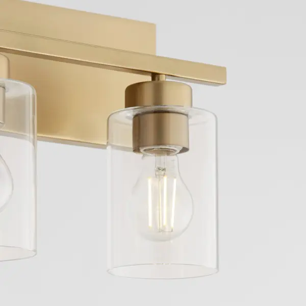 Carter 4-Light Vanity Light in Aged Brass - Image 3