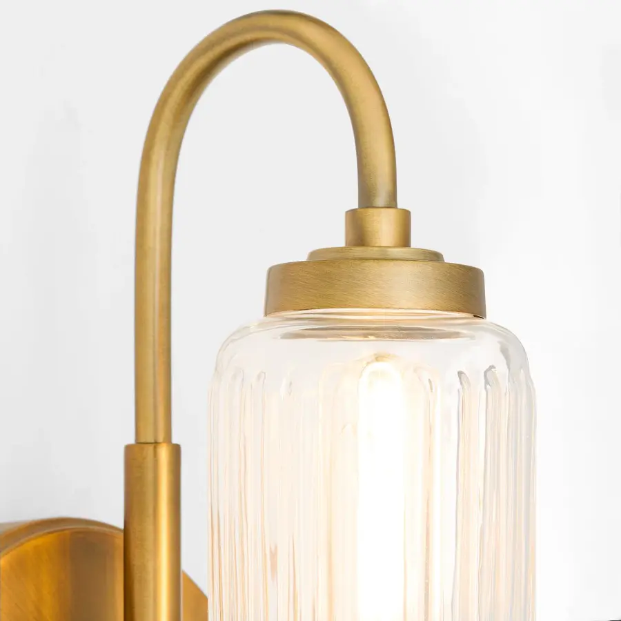 Whitmire 1-Light Wall Sconce in Brushed Brass - Image 3
