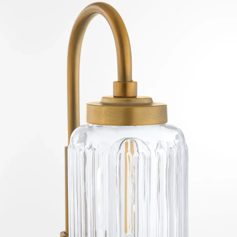 Whitmire 2-Light Vanity in Brushed Brass - Image 3