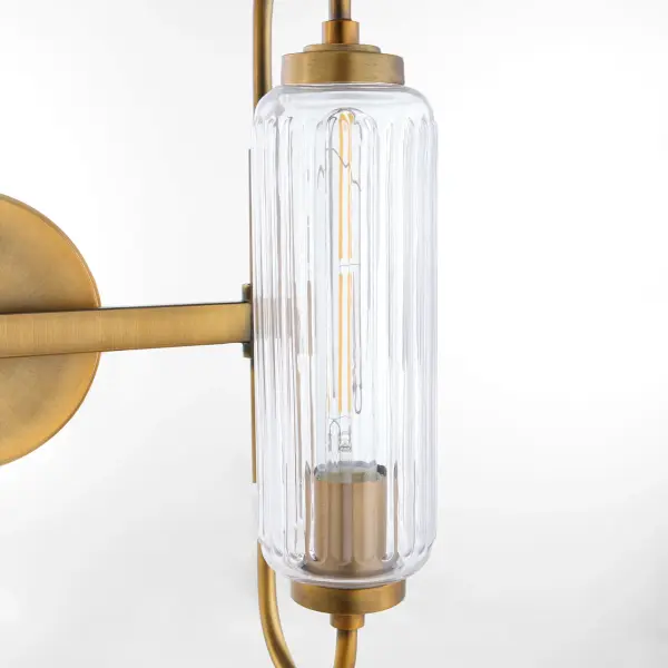 Whitmire 2-Light Vanity in Brushed Brass - Image 4