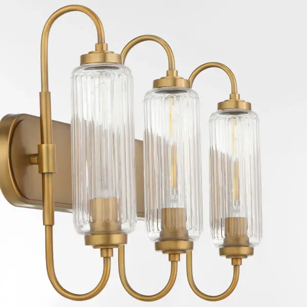 Whitmire 3-Light Vanity in Brushed Brass - Image 3