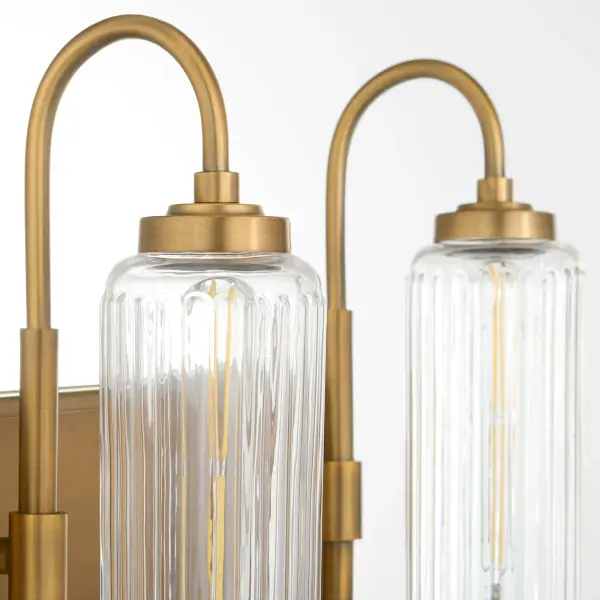 Whitmire 3-Light Vanity in Brushed Brass - Image 4