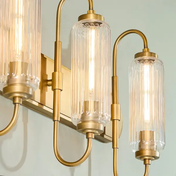 Whitmire 3-Light Vanity in Brushed Brass - Image 6
