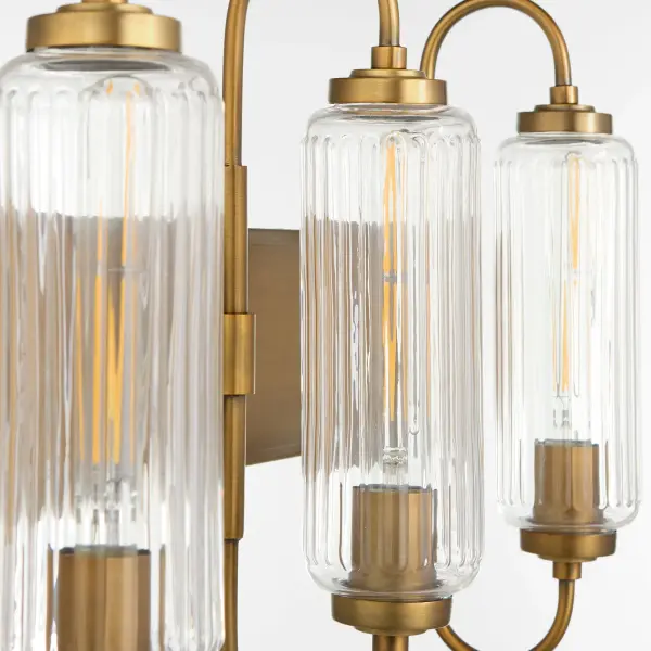 Whitmire 4-Light Vanity in Brushed Brass - Image 4