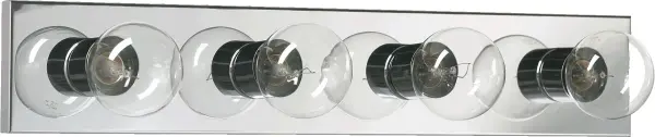 4-Light Chrome Vanity Light