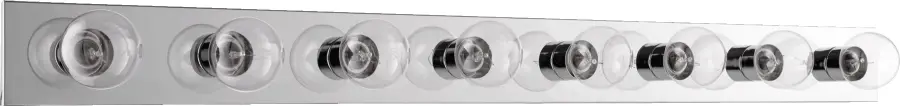 8-Light Chrome Vanity Light
