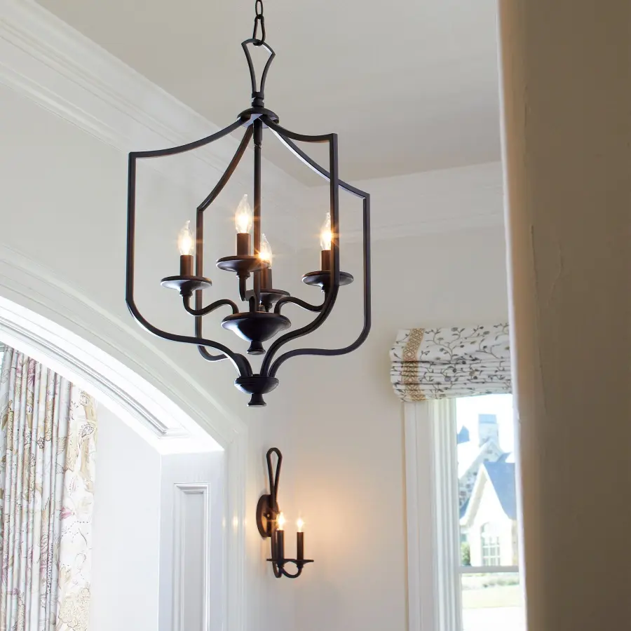 Maryse 2-Light Wall Sconce in Matte Black - Image 7