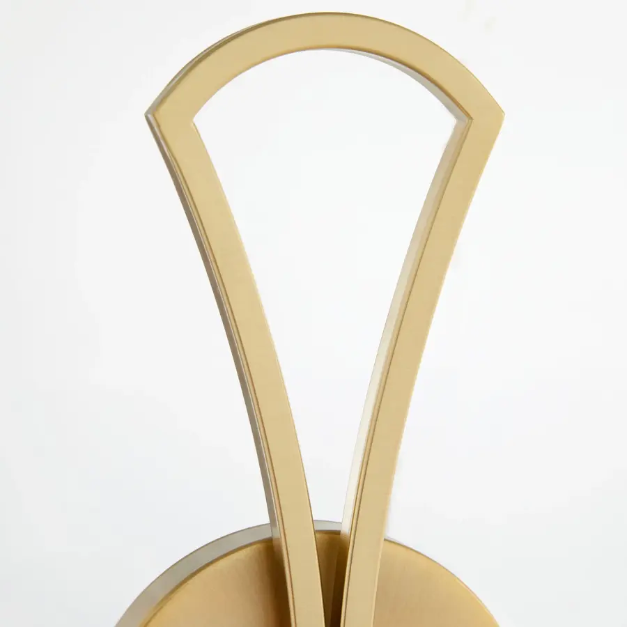 Maryse 2-Light Wall Sconce in Aged Brass - Image 4