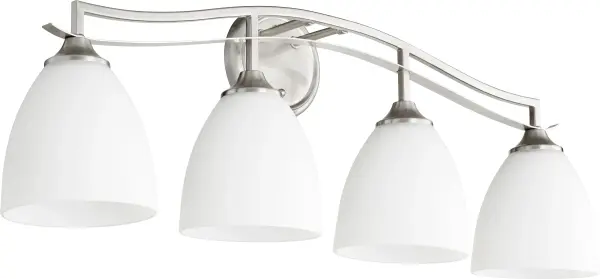 Jardin 4-Light Transitional Vanity Light in Satin Nickel