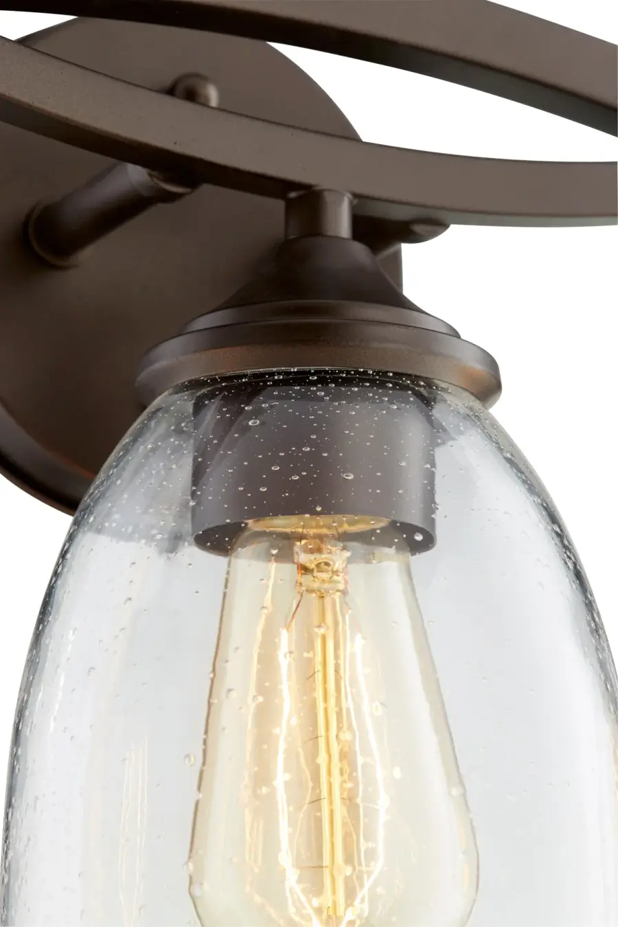 3-Light Transitional Oiled Bronze Vanity - Image 4