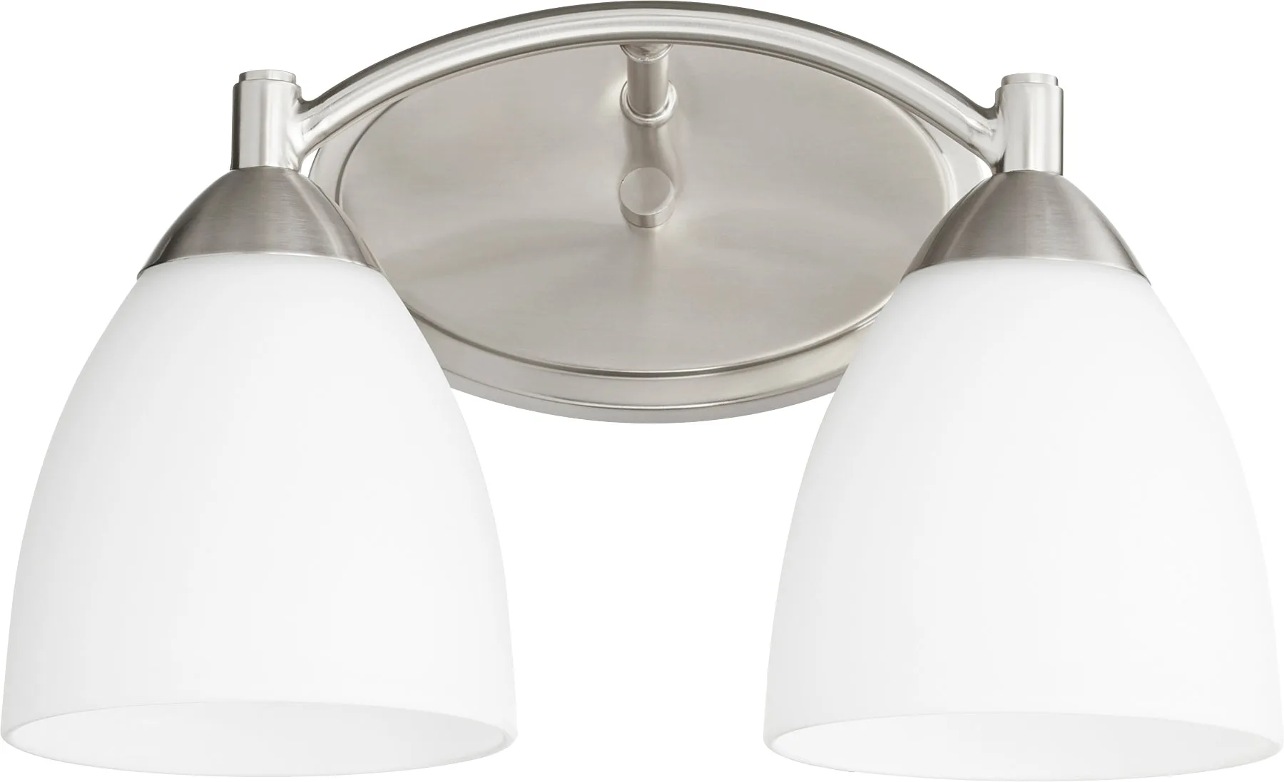 Barkley 2-Light Transitional Vanity in Satin Nickel