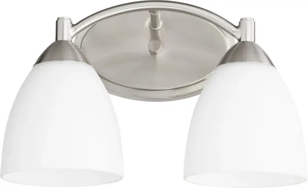Barkley 2-Light Transitional Vanity in Satin Nickel