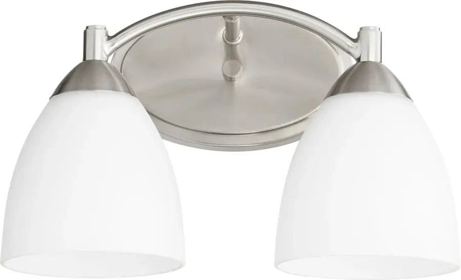 Barkley 2-Light Transitional Vanity in Satin Nickel