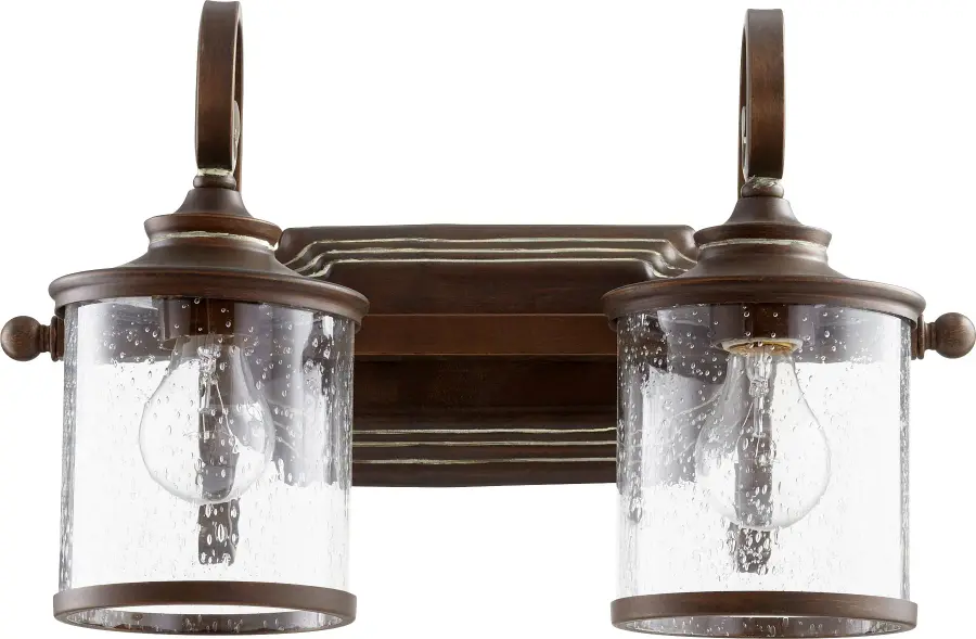 Elegant Transitional Vanity Light with Crystal Accents