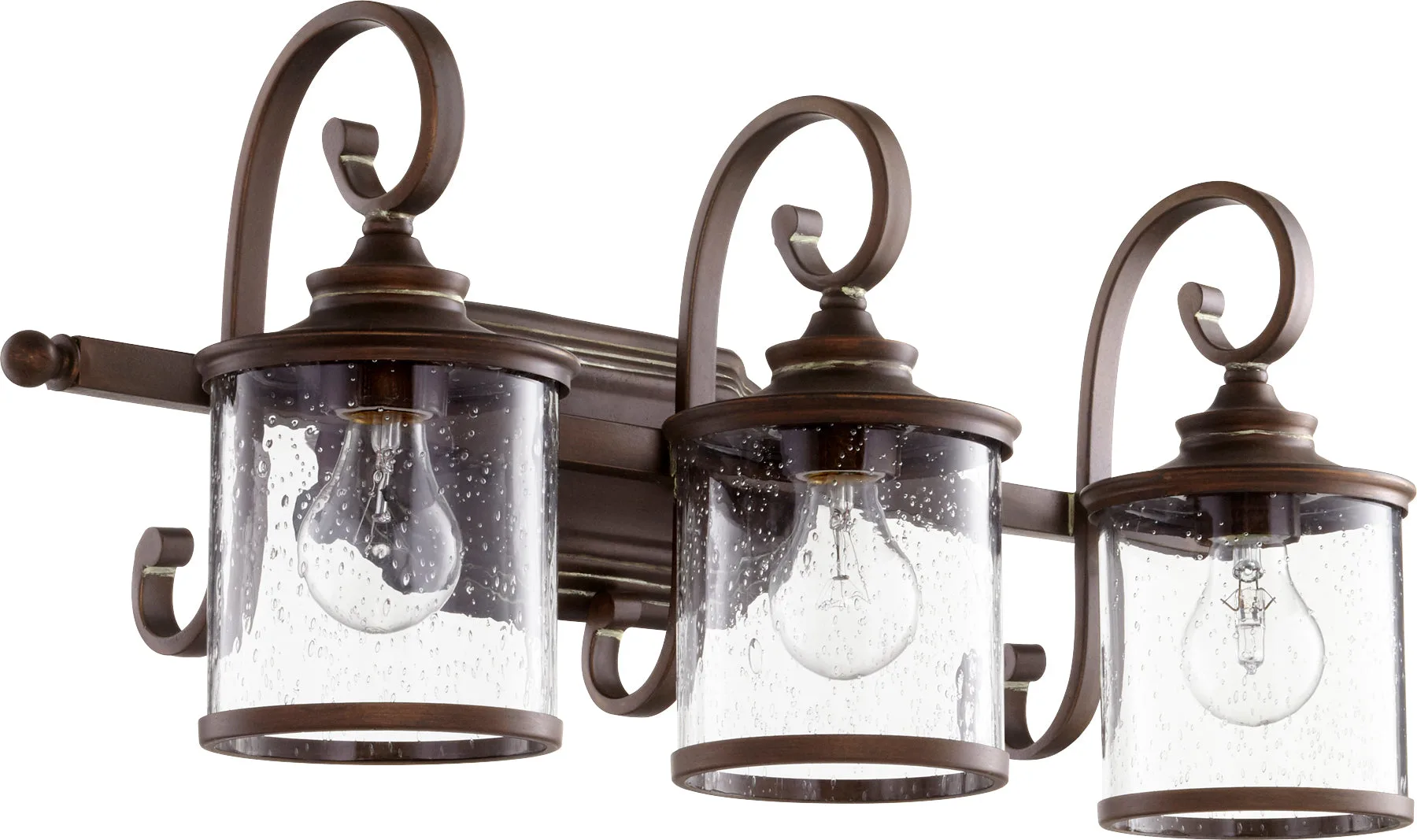 San Miguel 3-Light Vintage Copper Vanity Light
