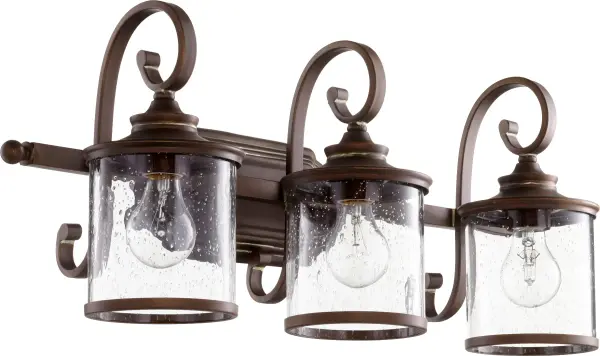 San Miguel 3-Light Vintage Copper Vanity Light