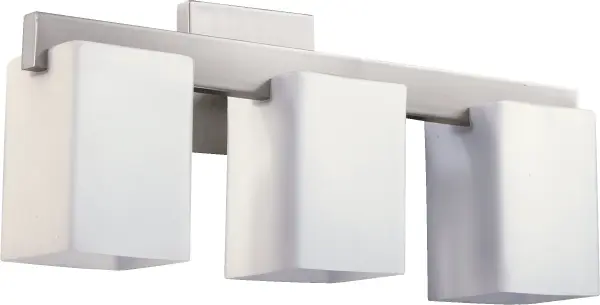 Modus 3-Light Satin Nickel Vanity Light