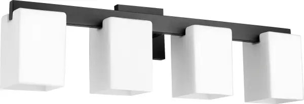 The Modus 4-Light Vanity delivers contemporary elegance with its rectangular design and clean lines. The Noir finish provides a sophisticated, modern aesthetic that complements a wide range of bathroom styles.