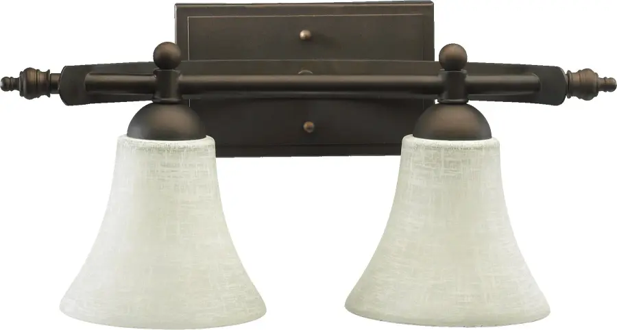 Aspen 2-Light Vanity in Oiled Bronze