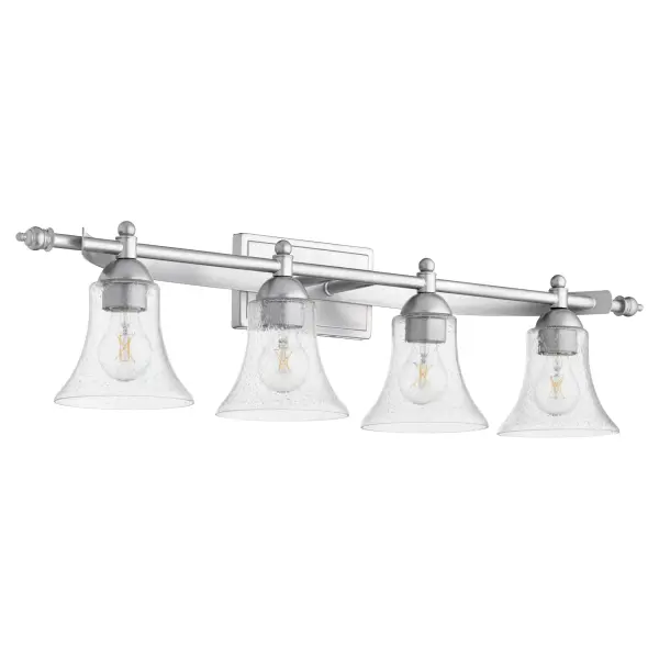 Aspen 4-Light Vanity Light in Classic Nickel - Image 1