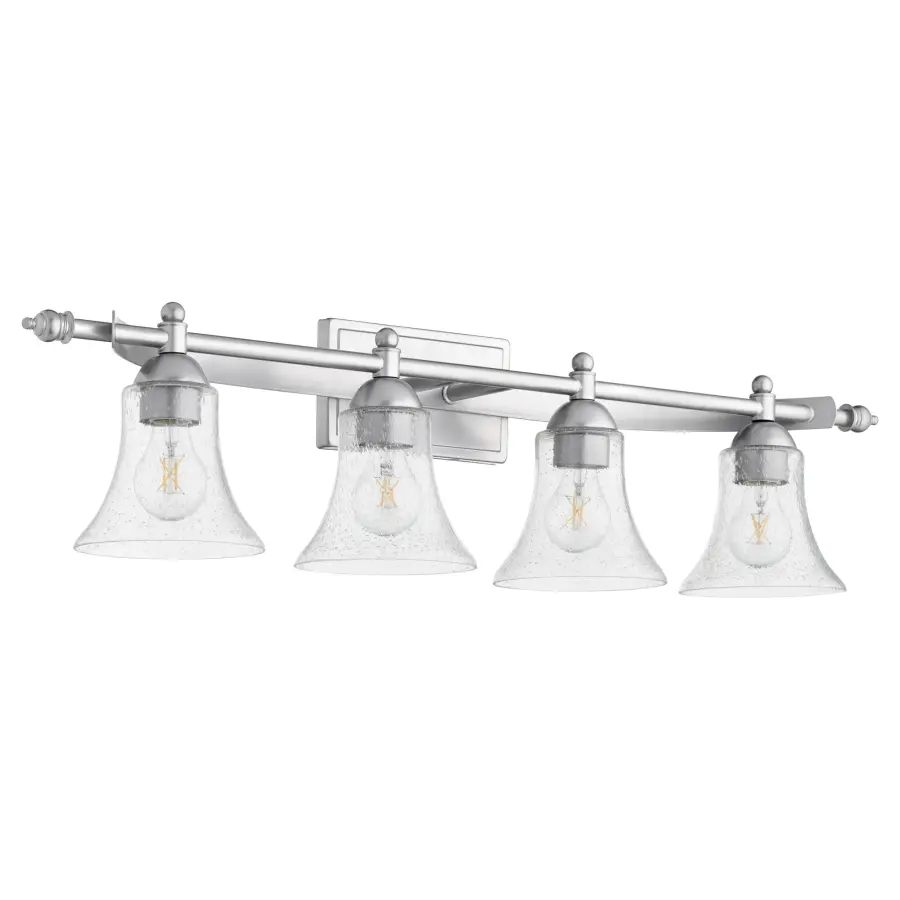 Aspen 4-Light Vanity Light in Classic Nickel - Image 1