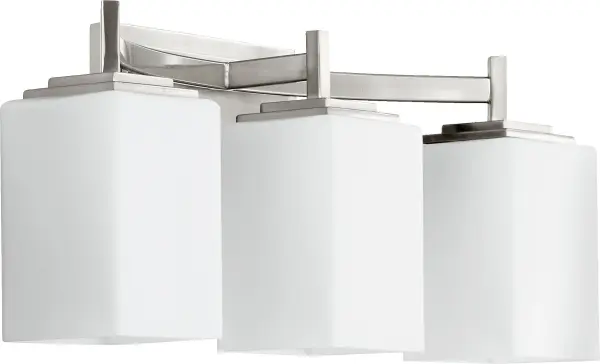 Delta 3-Light Satin Nickel Vanity Light