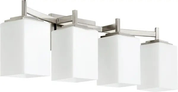 Delta 4-Light Satin Nickel Vanity Light