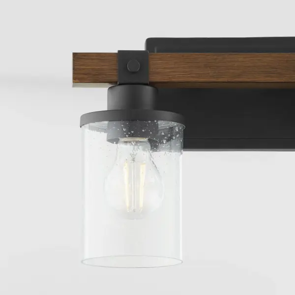3-Light Vanity in Textured Black - Image 4
