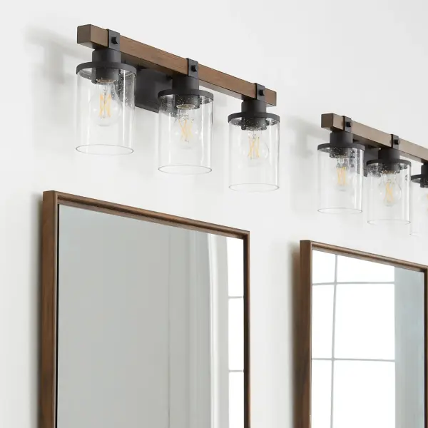 3-Light Vanity in Textured Black - Image 5